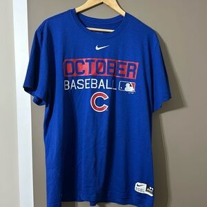 Men’s Nike October Baseball Cubs size XL excellent condition!